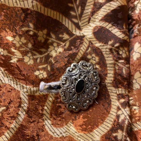 Vest made from vintage fabric - Picture 2 of 3